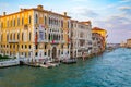 The Grand Canal in the Accademia district, Venice Royalty Free Stock Photo