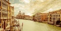 Grand Canal and Basilica Santa Maria della Salute, Venice Royalty Free Stock Photo