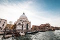 Grand Canal and Basilica Santa Maria della Salute, Venice, Italy Royalty Free Stock Photo