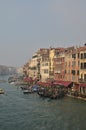 Grand Canal from Bridge Rialto Venice Italy Panorama