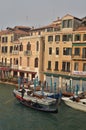 Grand Canal from Bridge Rialto Venice Italy Panorama