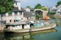 Grand Canal through the center of Wuxi, Jiangsu province, China