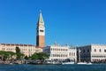 St Marco Square, Venice View from Grand Canal, Italy Royalty Free Stock Photo