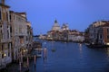 Grand canal cityscape in the evening in Venice, Italy,