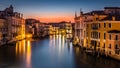Grand Canal and dusk