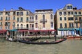 Grand Canal and gondolas, Venice, Italy Royalty Free Stock Photo