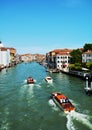 Grand Canal and architecture in Venice, in Europe