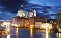 Grand Canal at night, Venice Royalty Free Stock Photo