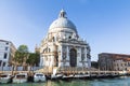 Grand canal overlooking Santa Maria della Salute Cathedral, Venice, Royalty Free Stock Photo