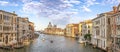 Grand Canal panorama Venice Italy Royalty Free Stock Photo