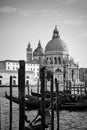 Grand Canal and Santa Maria della Salute church in Venice Royalty Free Stock Photo