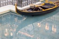 grand canal shoppes pool with gondola at las vegass venetian hot Royalty Free Stock Photo