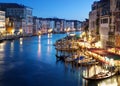 Grand Canal in sunset time, Venice