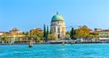 Grand Canal Tempio Votivo War Memorial Church Lido Venice Italy Royalty Free Stock Photo