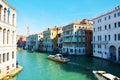 Grand Canal in Venice, Italy, Europe Royalty Free Stock Photo