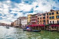 Grand Canal - Venice, Italy, Europe Royalty Free Stock Photo
