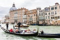 Grand Canal in Venice Italy Royalty Free Stock Photo