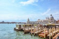 Grand Canal in Venice. Scenice Italian Lagoon Royalty Free Stock Photo
