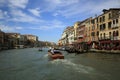 Grand Canale, Old Buildings, Venice, Venezia, Italy Royalty Free Stock Photo