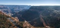 Grand Canyon aerial scene. Panorama in beautiful nature landscape scenery in Grand Canyon National Park. Royalty Free Stock Photo