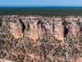 Grand Canyon aerial scene. Panorama in beautiful nature landscape scenery in Grand Canyon National Park. Royalty Free Stock Photo