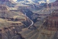 Grand Canyon aerial view Royalty Free Stock Photo