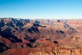 Grand Canyon aerial view. picturesque landscape of America Royalty Free Stock Photo