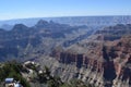 Grand Canyon Aerial view during the summer Royalty Free Stock Photo