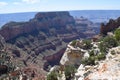 Grand Canyon Aerial view during the summer Royalty Free Stock Photo