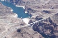Grand Canyon Amazing Arial View. Navajo bridge. Helicopter tour. Royalty Free Stock Photo