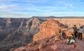 Grand Canyon Ant Hill overlooking the Arizona Desert, people observing a beautiful scenery