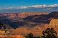 Grand Canyon, Arizona, scenery, profiled on sunset sky Royalty Free Stock Photo