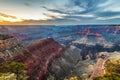 Grand Canyon, Arizona, USA at Dusk Royalty Free Stock Photo