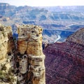 Grand Canyon, Arizona, USA seen from the south rim Royalty Free Stock Photo