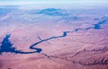 Grand canyon arizona view from an airplane