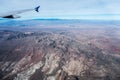 Grand canyon arizona view from an airplane