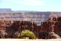 The Grand Canyon, carved by the Colorado River in Arizona, United States. Royalty Free Stock Photo