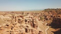 Grand canyon Charyn. Rocks from sedimentary rocks. Royalty Free Stock Photo