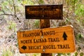 Phantom Ranch Trail Markers Royalty Free Stock Photo