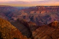 Grand Canyon colorful landscape view at sunrise Royalty Free Stock Photo