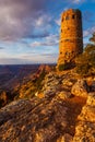 Grand Canyon Desert View Watchtower Royalty Free Stock Photo