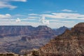 Grand Canyon - Flock of black birds  flying over South Rim of Grand Canyon National Park, Arizona, USA Royalty Free Stock Photo