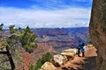 Grand Canyon Hiker Royalty Free Stock Photo