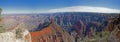 Grand Canyon Imperial Point Panorama Royalty Free Stock Photo