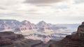 Grand Canyon Landscape with Cloudy Sky Royalty Free Stock Photo