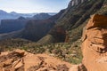 Grand Canyon Landscape Overview on Trail Royalty Free Stock Photo