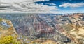 Grand Canyon layered cliffs winter sunlight Royalty Free Stock Photo