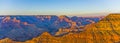 Grand Canyon at Mather's point in sunset light Royalty Free Stock Photo