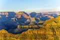 Grand Canyon at Mathers point in sunset light Royalty Free Stock Photo