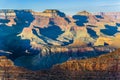 Grand Canyon at Mathers point in sunset Royalty Free Stock Photo